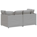 vidaXL Canapea modulară cu perne, gri nor, textil vidaXL Canapea modulară cu perne, gri nor, textil