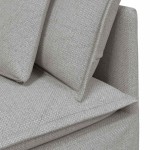 vidaXL Canapea modulară cu perne, gri nor, textil vidaXL Canapea modulară cu perne, gri nor, textil