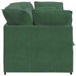 vidaXL Canapea modulară cu perne, verde închis, țesătură velur vidaXL Canapea modulară cu perne, verde închis, țesătură velur