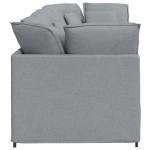 vidaXL Canapea modulară cu perne, gri deschis, textil vidaXL Canapea modulară cu perne, gri deschis, textil