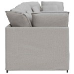 vidaXL Canapea modulară cu perne, gri nor, textil vidaXL Canapea modulară cu perne, gri nor, textil
