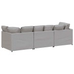 vidaXL Canapea modulară cu perne, gri nor, textil vidaXL Canapea modulară cu perne, gri nor, textil