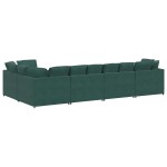 vidaXL Canapea modulară cu perne, verde închis, catifea vidaXL Canapea modulară cu perne, verde închis, catifea