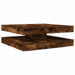 vidaXL Măsuță cafea rotativă 360 grade, stejar fumuriu 90x90x34,5 cm vidaXL Măsuță cafea rotativă 360 grade, stejar fumuriu 90x90x34,5 cm
