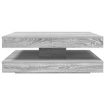 vidaXL Măsuță cafea rotativă 360 grade, sonoma gri 90x90x34,5 cm vidaXL Măsuță cafea rotativă 360 grade, sonoma gri 90x90x34,5 cm
