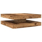 vidaXL Măsuță cafea rotativă 360 grade, lemn vechi 90x90x34,5 cm vidaXL Măsuță cafea rotativă 360 grade, lemn vechi 90x90x34,5 cm