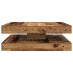 vidaXL Măsuță cafea rotativă 360 grade, lemn vechi 90x90x34,5 cm vidaXL Măsuță cafea rotativă 360 grade, lemn vechi 90x90x34,5 cm