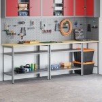 Set banc de lucru 3 piese vidaXL Gri Oțel Set banc de lucru 3 piese vidaXL Gri Oțel