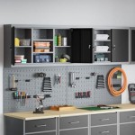 vidaXL Set dulap unelte & panou cârlige de perete, 4 piese negru metal vidaXL Set dulap unelte & panou cârlige de perete, 4 piese negru metal