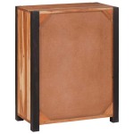 vidaXL Bufet 3 pcs Maro 110 x 30 x 75 cm Lemn masiv de acacia