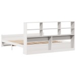 vidaXL Pat cu bibliotecă fără saltea, 180x200 cm, lemn masiv de pin