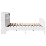 vidaXL Pat cu bibliotecă fără saltea, 180x200 cm, lemn masiv de pin