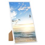 vidaXL Rame foto colaj pentru perete/masă, 5 buc., alb, 13x18 cm MDF vidaXL Rame foto colaj pentru perete/masă, 5 buc., alb, 13x18 cm MDF