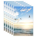 vidaXL Rame foto colaj pentru masă, 5 buc., alb, 21x29,7 cm, MDF vidaXL Rame foto colaj pentru masă, 5 buc., alb, 21x29,7 cm, MDF