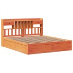vidaXL Cadru de pat fără saltea, maro ceruit 200x200 cm lemn masiv pin vidaXL Cadru de pat fără saltea, maro ceruit 200x200 cm lemn masiv pin