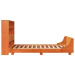 vidaXL Cadru de pat fără saltea, maro ceruit 140x200 cm lemn masiv pin vidaXL Cadru de pat fără saltea, maro ceruit 140x200 cm lemn masiv pin