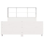 vidaXL Cadru de pat fără saltea, alb, 120x200 cm, lemn masiv pin vidaXL Cadru de pat fără saltea, alb, 120x200 cm, lemn masiv pin