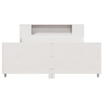 vidaXL Cadru de pat fără saltea, alb, 120x200 cm, lemn masiv pin vidaXL Cadru de pat fără saltea, alb, 120x200 cm, lemn masiv pin