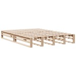 vidaXL Pat cu bibliotecă fără saltea, 150x200 cm, lemn masiv de pin