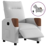 vidaXL Scaun reclinabil electric Cloud Grey Fabric vidaXL Scaun reclinabil electric Cloud Grey Fabric