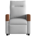 vidaXL Scaun reclinabil electric, țesătură gri nor vidaXL Scaun reclinabil electric, țesătură gri nor