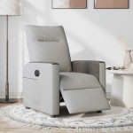 vidaXL Scaun reclinabil electric Cloud Grey Fabric vidaXL Scaun reclinabil electric Cloud Grey Fabric