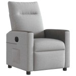 vidaXL Scaun reclinabil electric Cloud Grey Fabric vidaXL Scaun reclinabil electric Cloud Grey Fabric