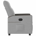 vidaXL Scaun reclinabil electric Cloud Grey Fabric vidaXL Scaun reclinabil electric Cloud Grey Fabric