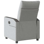 vidaXL Scaun reclinabil electric Cloud Grey Fabric vidaXL Scaun reclinabil electric Cloud Grey Fabric