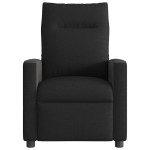 vidaXL Fotoliu rabatabil electric, negru, material textil