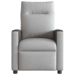vidaXL Scaun reclinabil electric pentru masaj Cloud Grey Fabric vidaXL Scaun reclinabil electric pentru masaj Cloud Grey Fabric