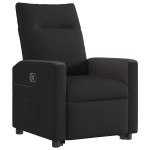vidaXL Fotoliu rabatabil cu ridicare pe verticală, negru, textil
