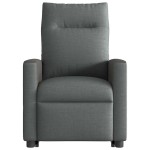 vidaXL Fotoliu de masaj rabatabil cu ridicare, gri închis, textil vidaXL Fotoliu de masaj rabatabil cu ridicare, gri închis, textil