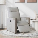 vidaXL Scaun reclinabil electric Cloud Grey Fabric vidaXL Scaun reclinabil electric Cloud Grey Fabric
