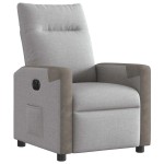 vidaXL Scaun reclinabil electric Cloud Grey Fabric vidaXL Scaun reclinabil electric Cloud Grey Fabric