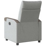 vidaXL Scaun reclinabil electric Cloud Grey Fabric vidaXL Scaun reclinabil electric Cloud Grey Fabric