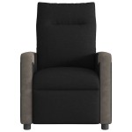 vidaXL Fotoliu electric de masaj rabatabil, negru, textil vidaXL Fotoliu electric de masaj rabatabil, negru, textil