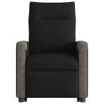 vidaXL Fotoliu electric rabatabil cu ridicare, negru, textil