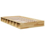 vidaXL Cadru de pat fără saltea 100x200 cm din lemn masiv de stejar vidaXL Cadru de pat fără saltea 100x200 cm din lemn masiv de stejar