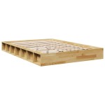 vidaXL Cadru de pat fără saltea 120x200 cm din lemn masiv de stejar vidaXL Cadru de pat fără saltea 120x200 cm din lemn masiv de stejar