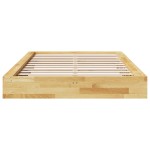 vidaXL Cadru de pat fără saltea 120x200 cm din lemn masiv de stejar vidaXL Cadru de pat fără saltea 120x200 cm din lemn masiv de stejar