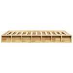 vidaXL Cadru de pat fără saltea 120x200 cm din lemn masiv de stejar vidaXL Cadru de pat fără saltea 120x200 cm din lemn masiv de stejar