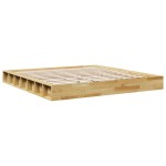 vidaXL Cadru de pat fără saltea 200x200 cm din lemn masiv de stejar vidaXL Cadru de pat fără saltea 200x200 cm din lemn masiv de stejar