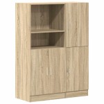 vidaXL Set dulapuri de bucătărie 2 piese stejar sonoma, lemn prelucrat