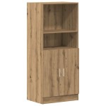vidaXL Set dulap de bucătărie din 2 piese din lemn de Stejar artizanal
