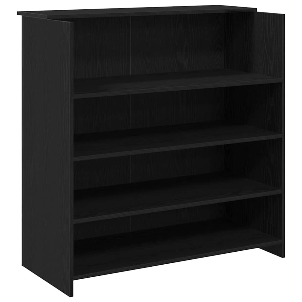 vidaXL Birou de recepție Stejar negru 100x50x103,5 cm Lemn prelucrat