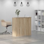 vidaXL Birou de recepție Stejar Sonoma 100x50x103,5 cm Lemn prelucrat