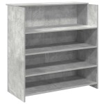 vidaXL Birou de recepție Gri beton 100x50x103,5 cm Lemn prelucrat vidaXL Birou de recepție Gri beton 100x50x103,5 cm Lemn prelucrat