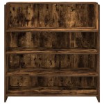 vidaXL Birou de recepție stejar afumat 100x50x103,5 cm lemn prelucrat