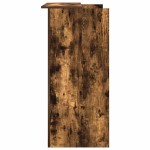 vidaXL Birou de recepție stejar afumat 100x50x103,5 cm lemn prelucrat